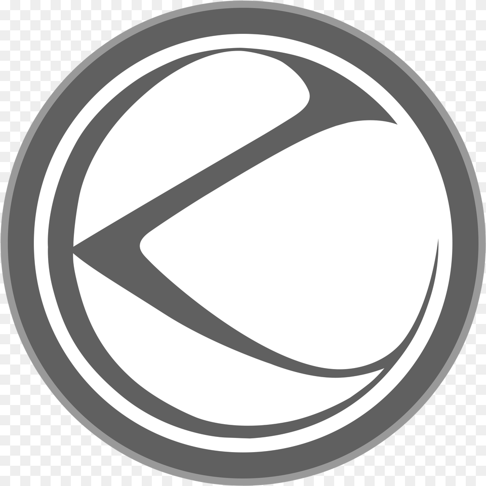Cool Circle Designs The K Logo Design Transparent Circle, Sphere, Emblem, Symbol Png Image
