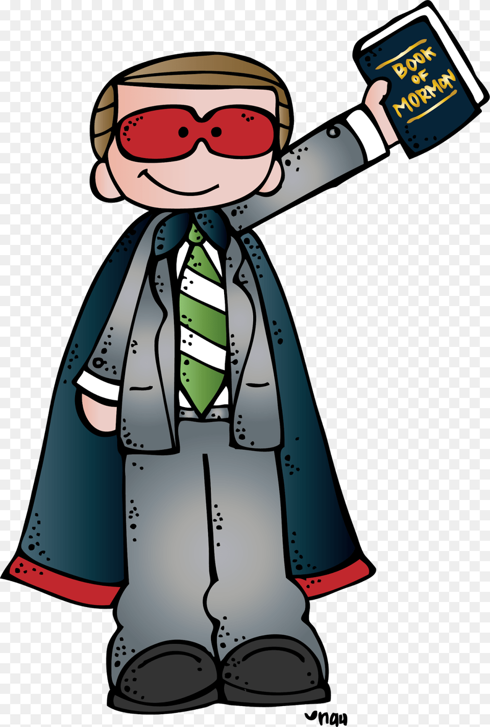 Cool Clip Art Melonheadz Lds Illustrating Primary, Accessories, Formal Wear, Tie, Comics Png