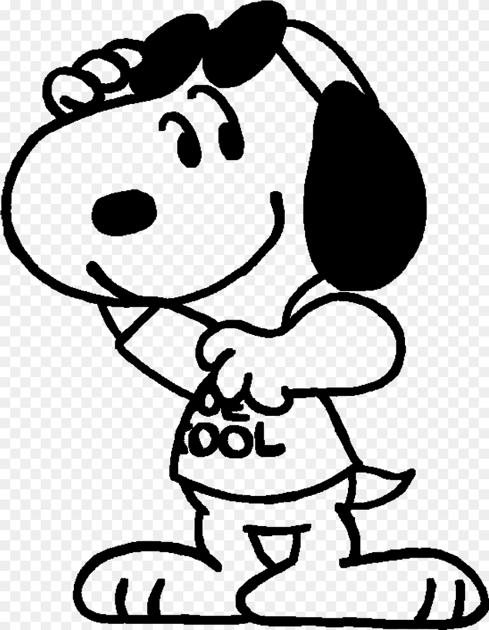 Cool Clipart Snoopy Snoopy, Gray Png