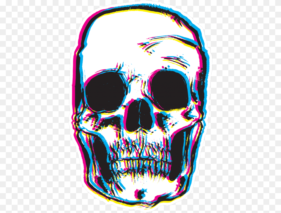 Cool Creepy Skull, Person, Face, Head Free Png