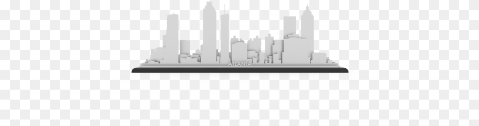 Cool Cut Map Gift Atlanta Skyline, City, Urban, Architecture, Building Free Png