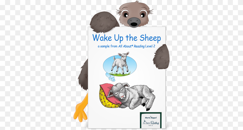 Cool Cute Emu Holding A Preview Of Wake Up The Sheep Cartoon, Animal, Livestock, Mammal Png Image