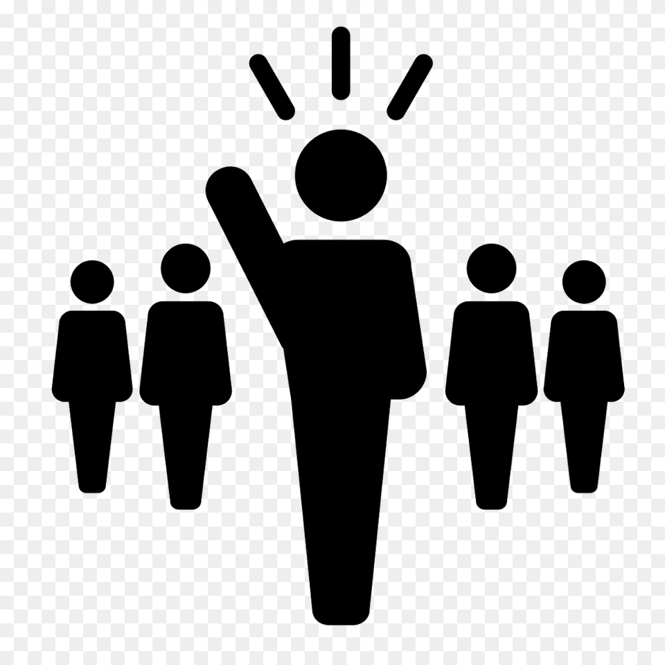 Cool Design Leadership Clipart, Gray Free Transparent Png