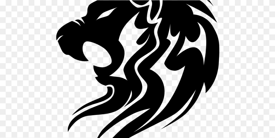 Cool Designs Transparent Lion Vector, Lighting, Gray Png Image