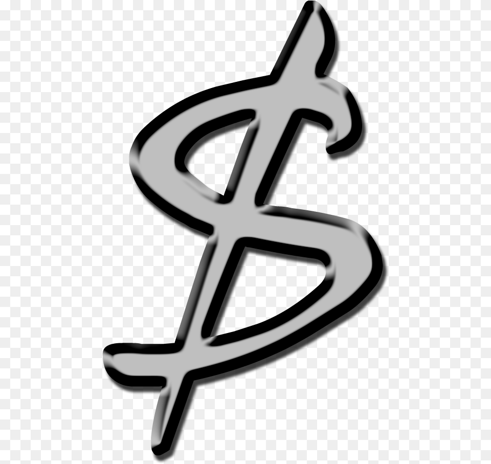Cool Dollar Sign Download Cool Dollar Sign Currency Symbol, Weapon, Person, Emblem Free Png