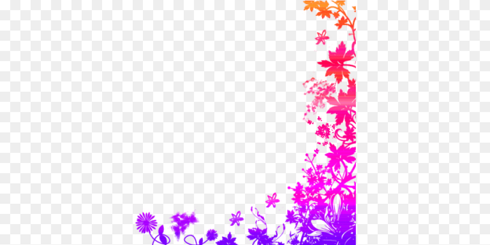 Cool Effects Clipart Flower Borderline Butterfly Border Design, Art, Floral Design, Graphics, Pattern Free Transparent Png