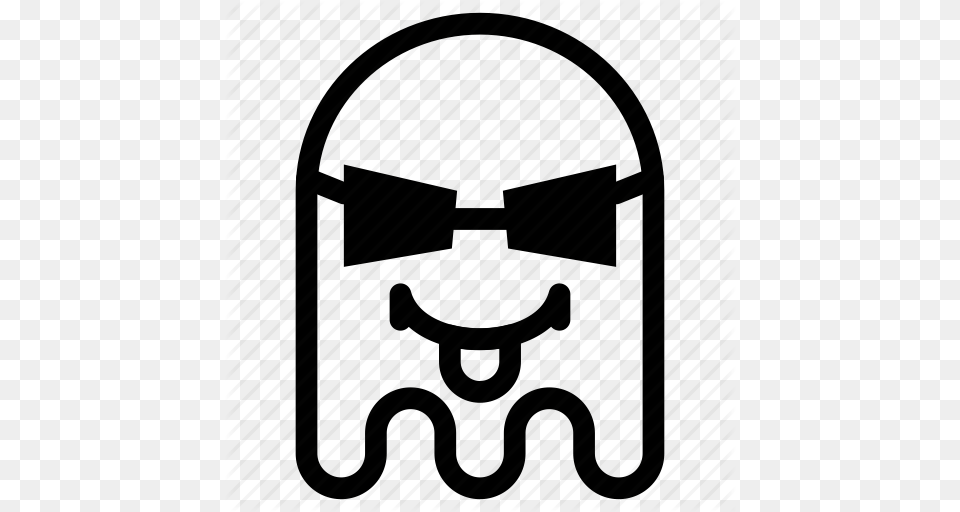 Cool Emoji Emoticon Ghost Savage Thug Tongue Icon, Accessories, Formal Wear, Tie Png Image