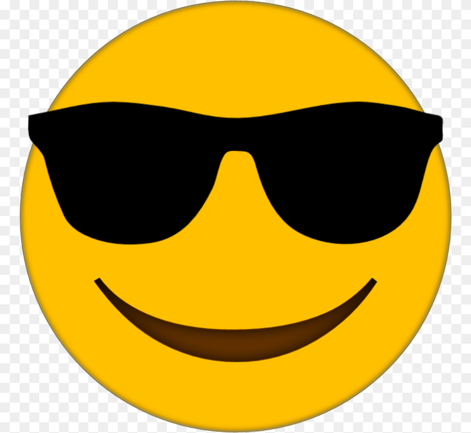 Cool Emoji Transparent Background, Logo, Accessories, Sunglasses, Clothing Free Png Download