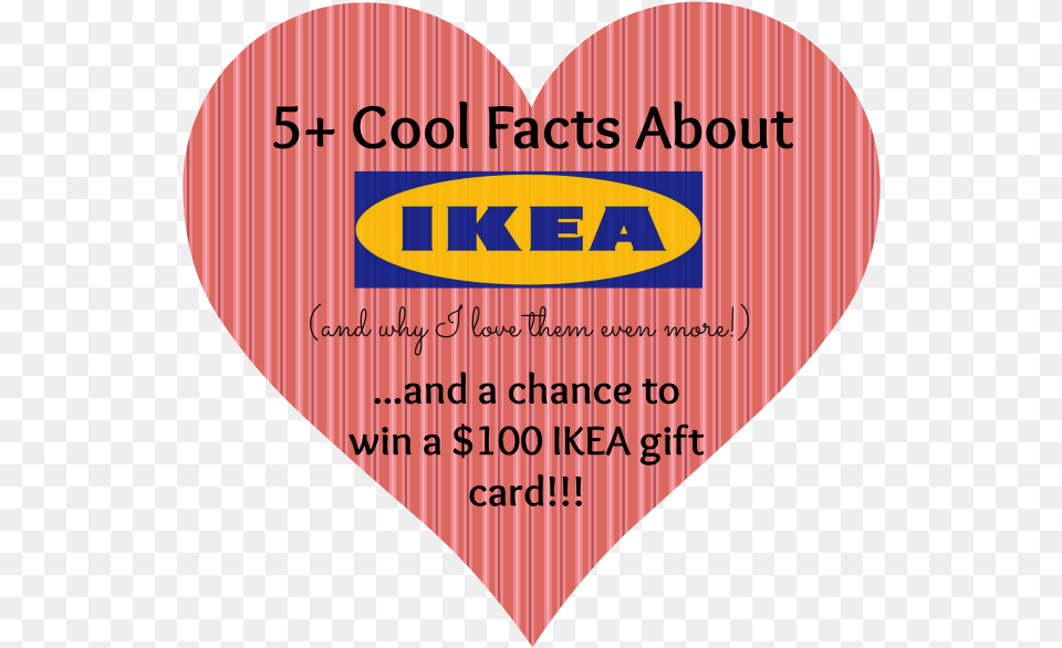 Cool Facts About Ikea Ikea, Heart, Advertisement, Poster Png Image