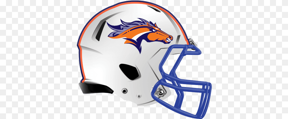 Cool Football Broncos Logo Best Fantasy Football Helmet Logo, Crash Helmet, American Football, Playing American Football, Person Png