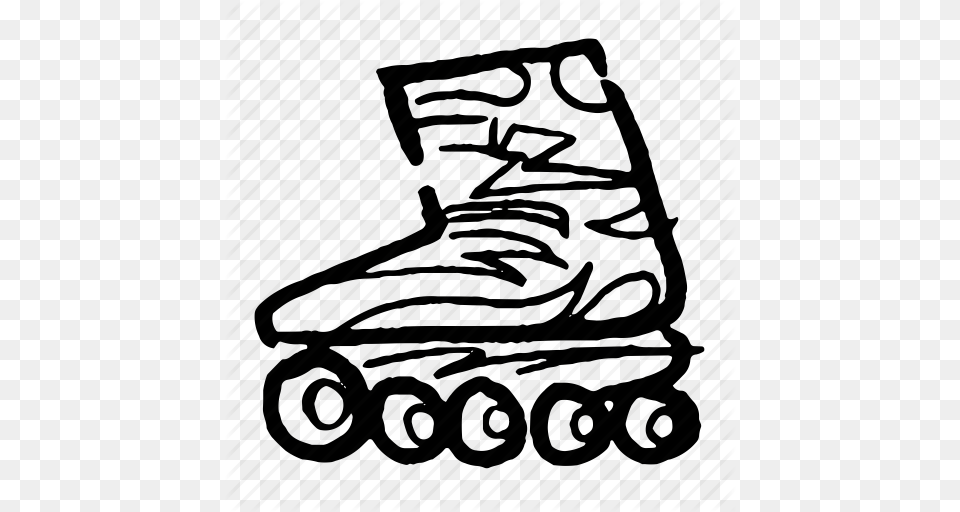 Cool Fun Roller Roller Skate Rollerblade Skate Skates Icon, Machine, Wheel Png Image