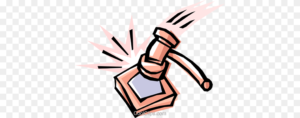 Cool Gavel Royalty Free Vector Clip Art Illustration, People, Person, Electronics, Hardware Png Image