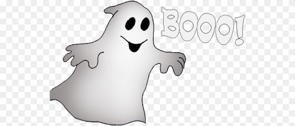 Cool Ghost Cliparts Happy Halloween Black And White Ghost, Stencil, Logo, People, Person Png