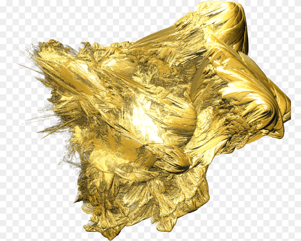 Cool Gold Effect, Mineral, Treasure, Animal, Bird Png Image