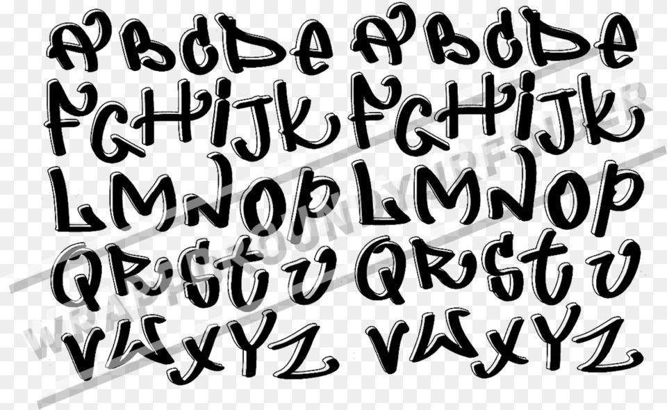 Cool Graffiti Fonts Alphabet, Text, Handwriting, Dynamite, Weapon Free Png Download