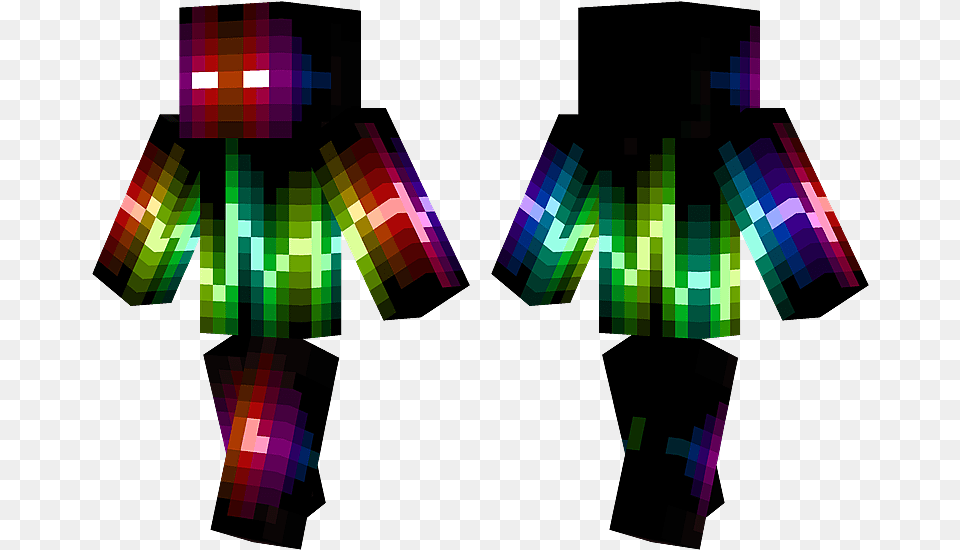 Cool Green And Black Minecraft Skins, Art, Graphics, Lighting, Light Png