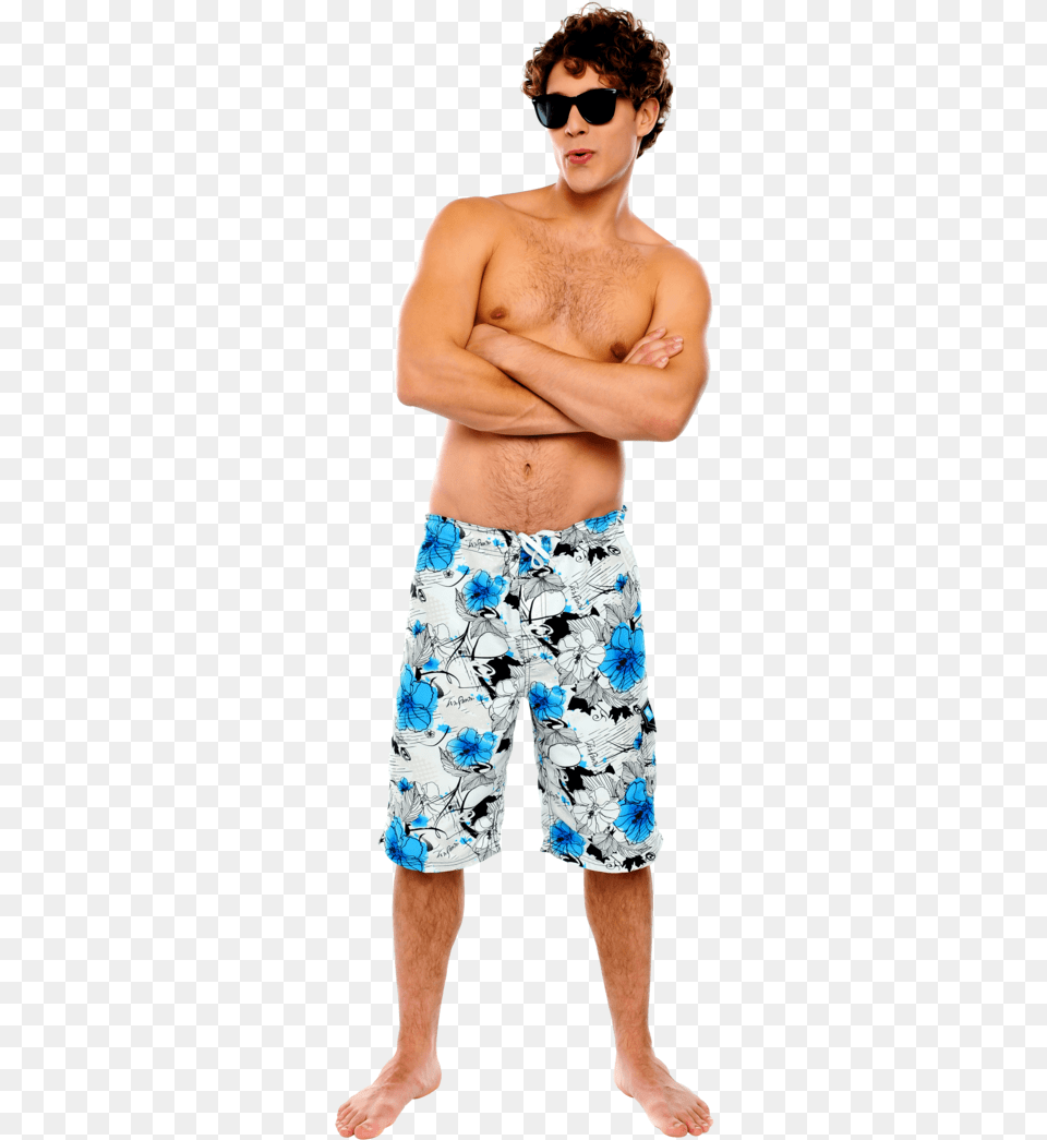 Cool Guy, Clothing, Shorts, Beachwear, Adult Free Png Download