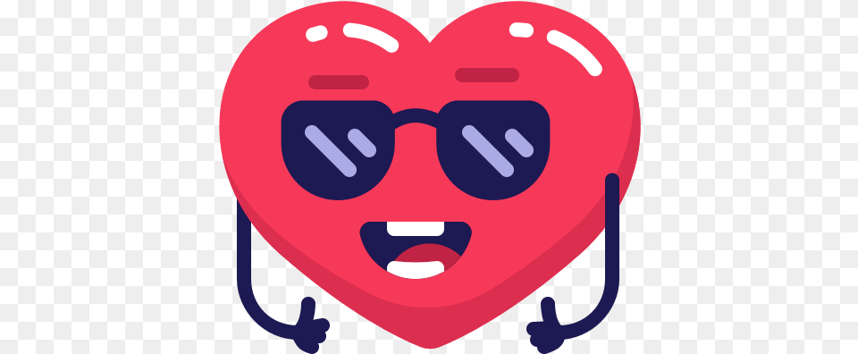 Cool Heart Sunglasses Icon Cool Icons, Balloon Png Image