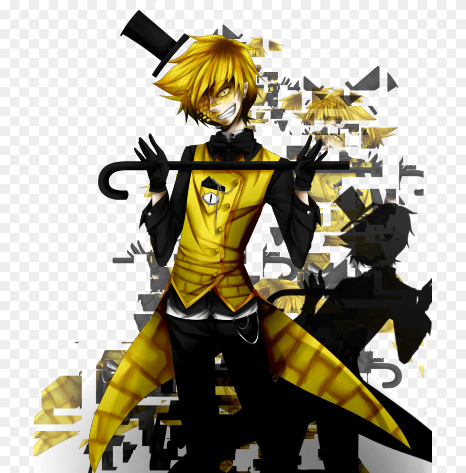 Cool Human Bill Cipher, Publication, Book, Comics, Person Png