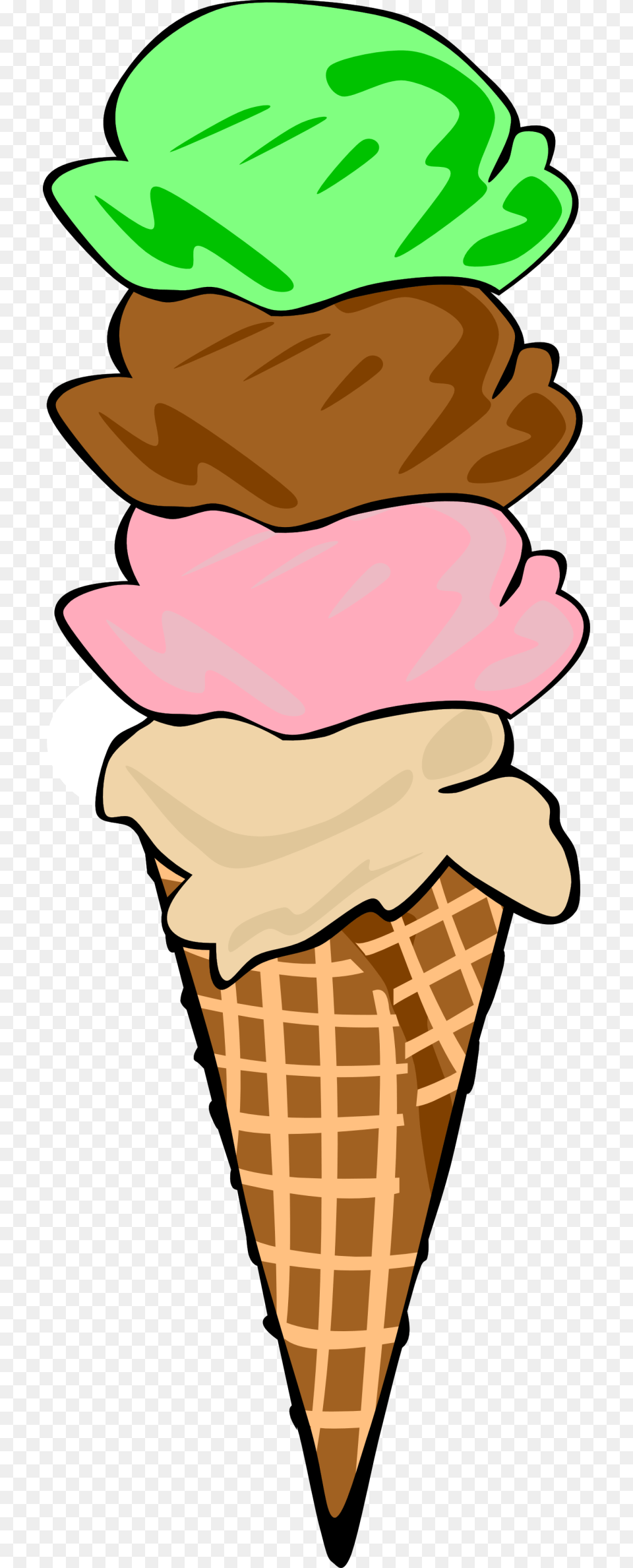 Cool Ice Cream Cone Clipart, Dessert, Food, Ice Cream, Baby Free Transparent Png