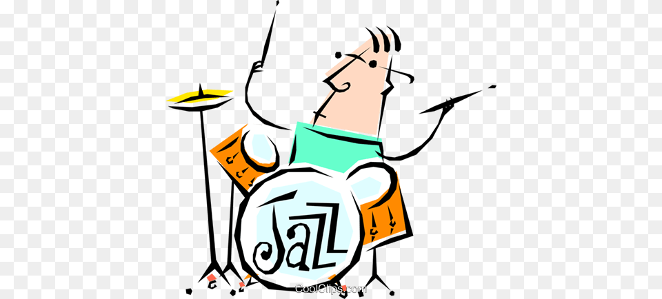 Cool Jazz Drummer Royalty Vector Clip Art Illustration, Animal, Antelope, Mammal, Wildlife Free Png