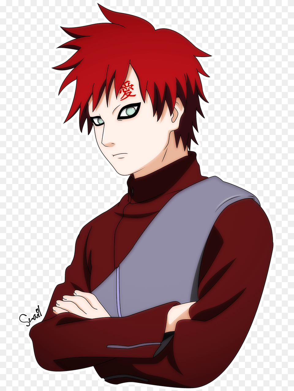 Cool Kazekage By Abaoabao Clipart Royalty Gaara Cool, Publication, Book, Comics, Person Png