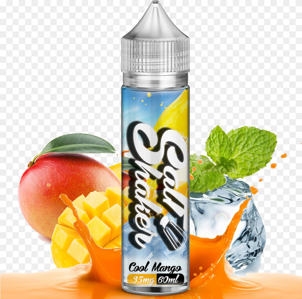 Cool Mango 60ml By Saltshaker Liquids, Herbs, Plant, Mint, Produce Png