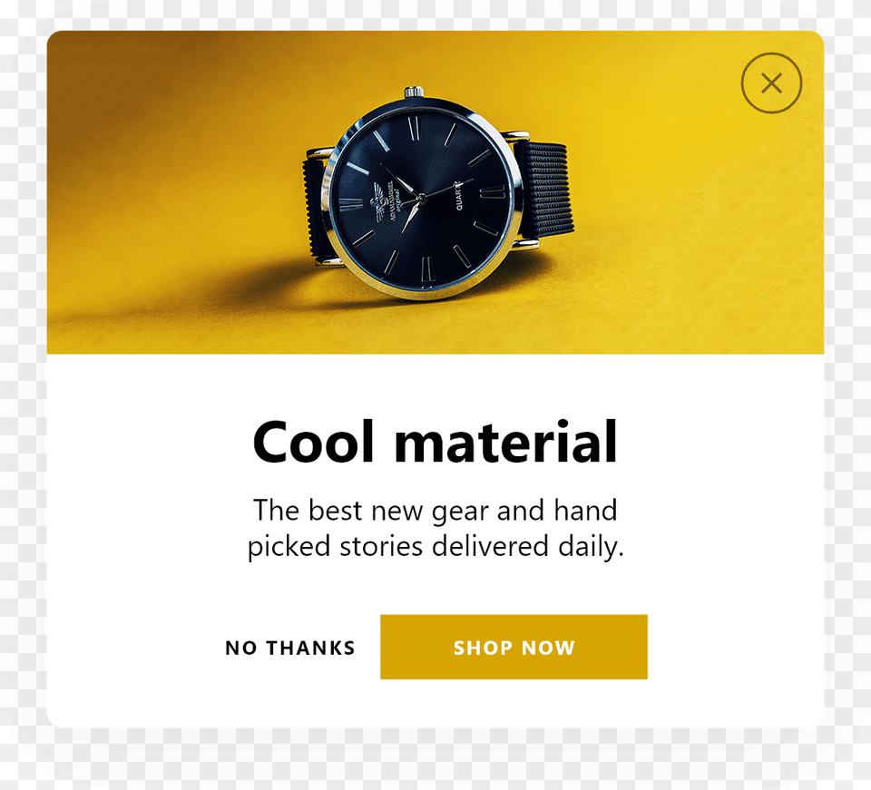 Cool Material Shop Now Call To Action Button Popup Circle, Arm, Body Part, Person, Wristwatch Free Png Download
