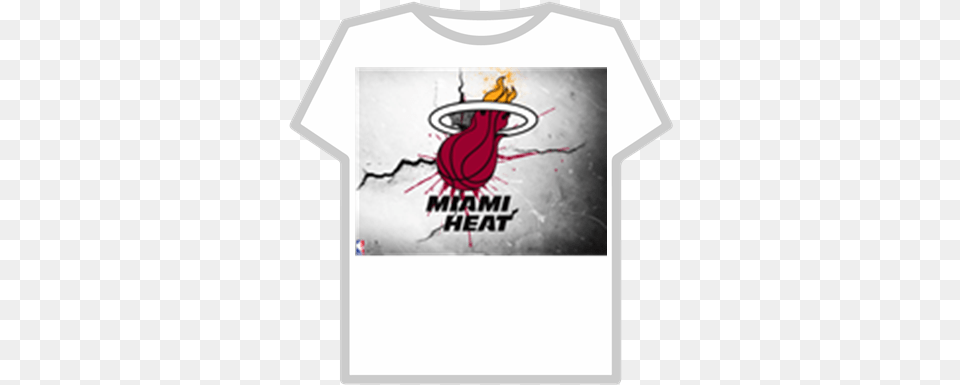 Cool Miamiheatlogowallpaper Roblox Miami Heat, Clothing, T-shirt Free Transparent Png
