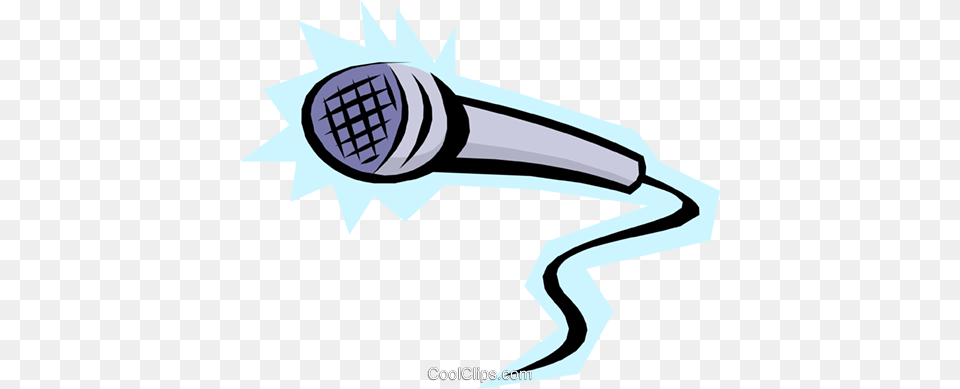 Cool Microphone Royalty Vector Clip Art Illustration, Electrical Device Free Png