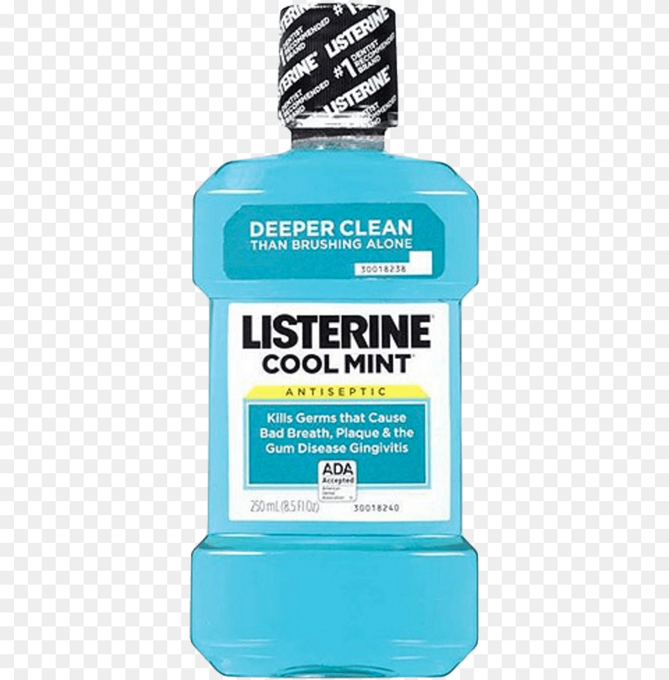 Cool Mint Listerine Antiseptic Mouthwash Listerine Listerine Mouthwash, Bottle, Cosmetics Png