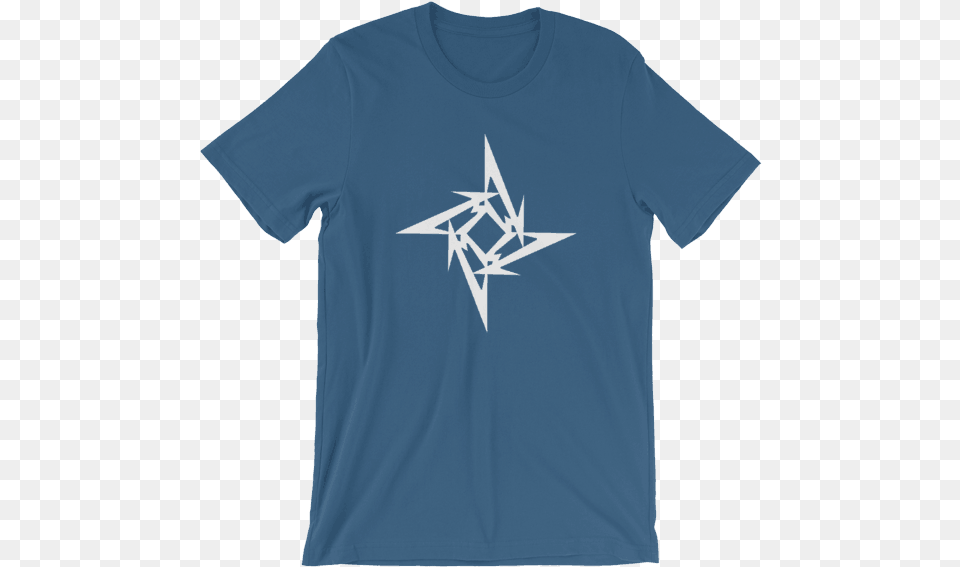 Cool Ninja Star Short Sleeve Unisex Tshirt, Clothing, Star Symbol, Symbol, T-shirt Png