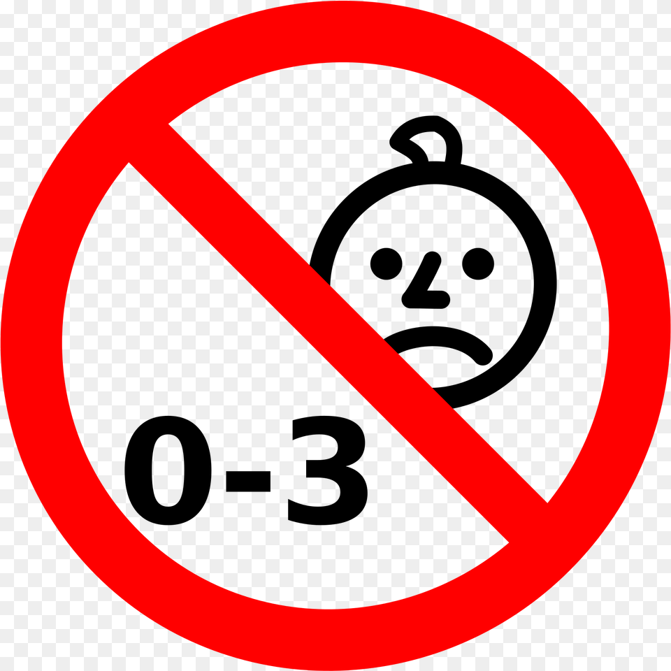 Cool Not Suitable For Children With Age, Sign, Symbol, Road Sign, Disk Png Image