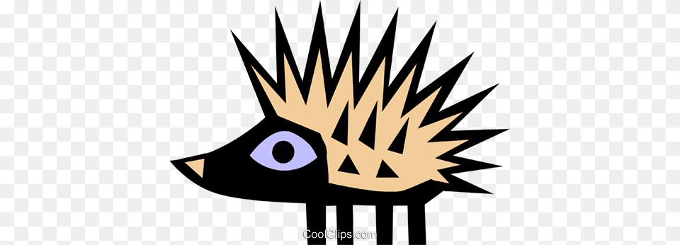 Cool Porcupine Royalty Vector Clip Art Illustration, Animal, Fish, Sea Life, Shark Free Png