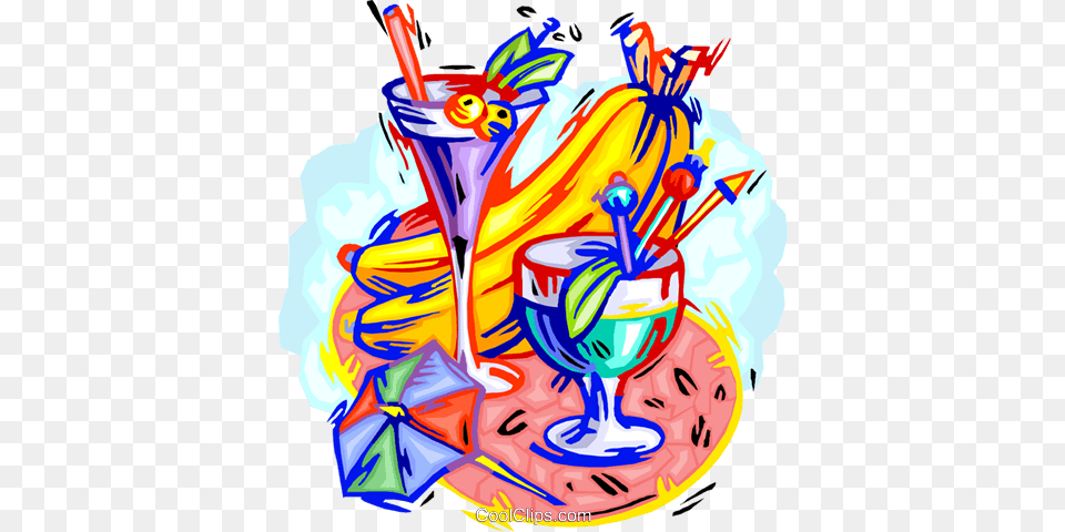 Cool Refreshments Royalty Vector Clip Art Illustration, Graphics, Modern Art, Face, Head Png