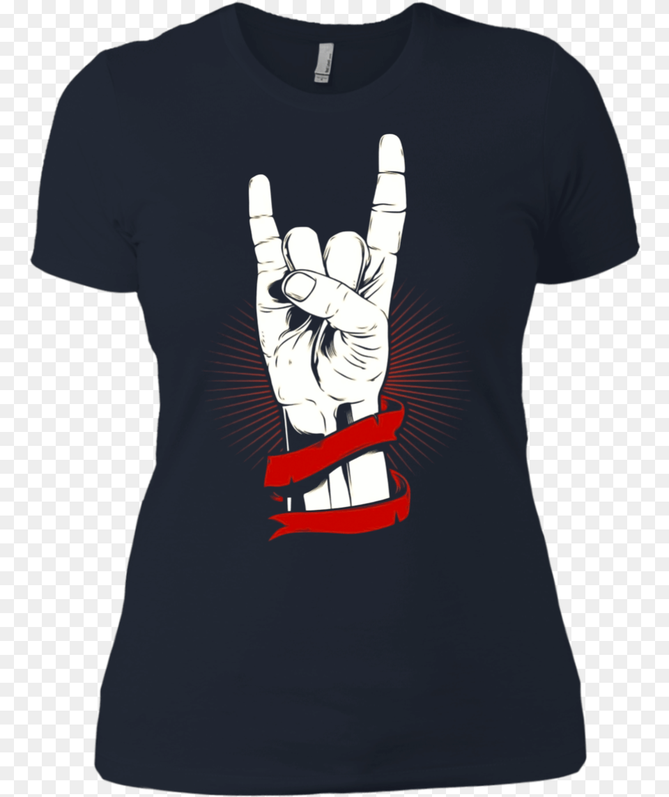 Cool Rock Hand T Shirt Amp Hoodie Active Shirt, T-shirt, Clothing, Body Part, Person Free Png Download