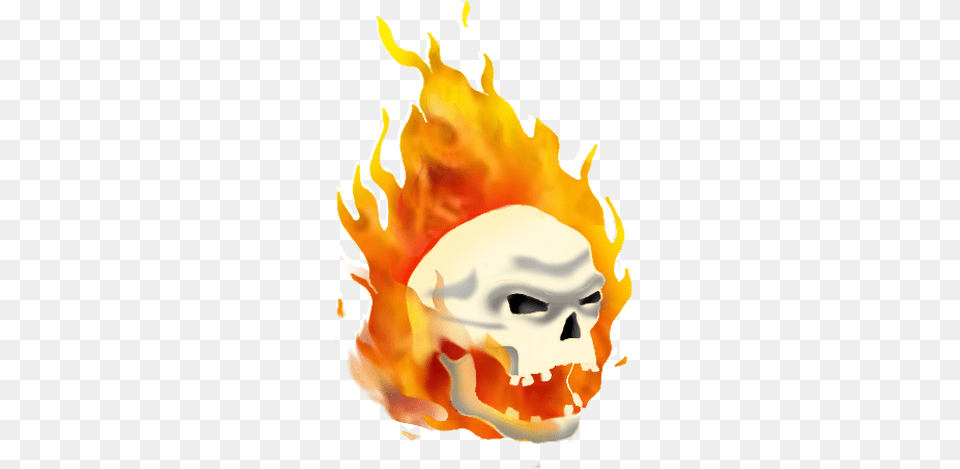 Cool Skull, Fire, Flame, Baby, Person Free Transparent Png