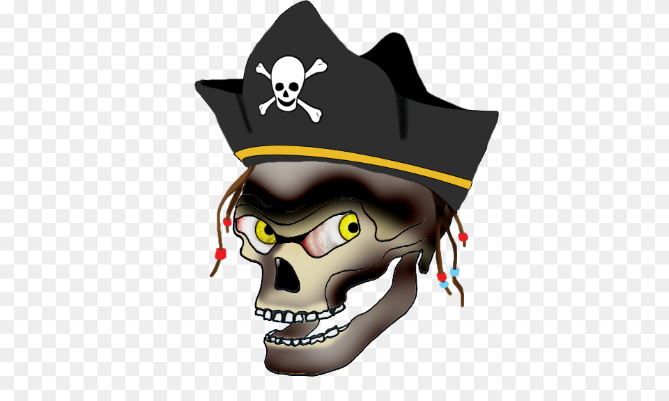 Cool Skull Clip Art, Clothing, Hat, Person, Pirate Free Transparent Png