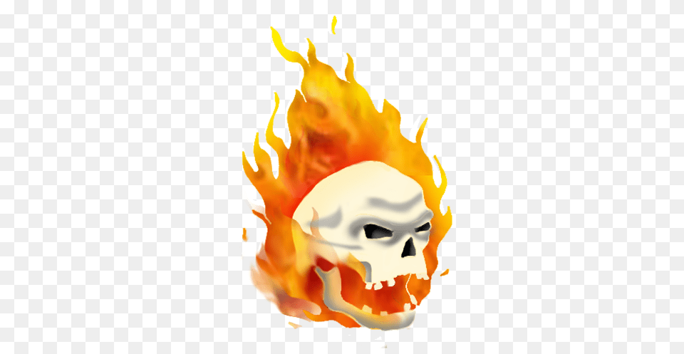 Cool Skull Clip Art, Fire, Flame, Baby, Person Free Transparent Png
