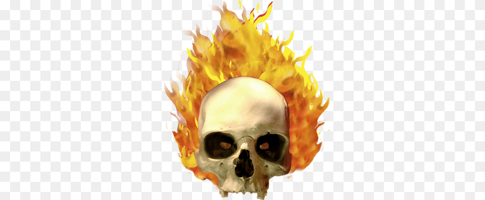 Cool Skull Clip Art Skull With Flames, Fire, Flame Free Transparent Png