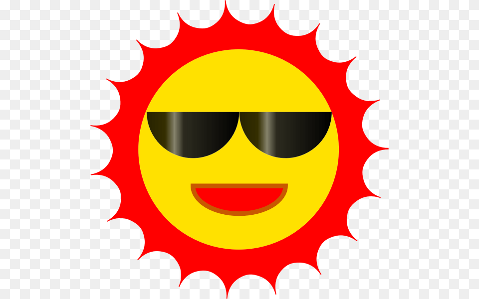 Cool Sun Vector Clipart Red Sun, Logo, Symbol, Dynamite, Weapon Png Image