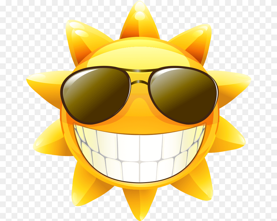 Cool Sun Wearing Sunglasses Emoji Searchpng Summer Camp Pamphlets Design, Accessories Free Transparent Png