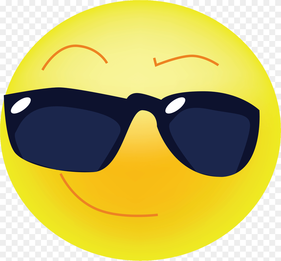 Cool Sunglasses Emoji Clip Art, Accessories, Glasses, Disk Free Png