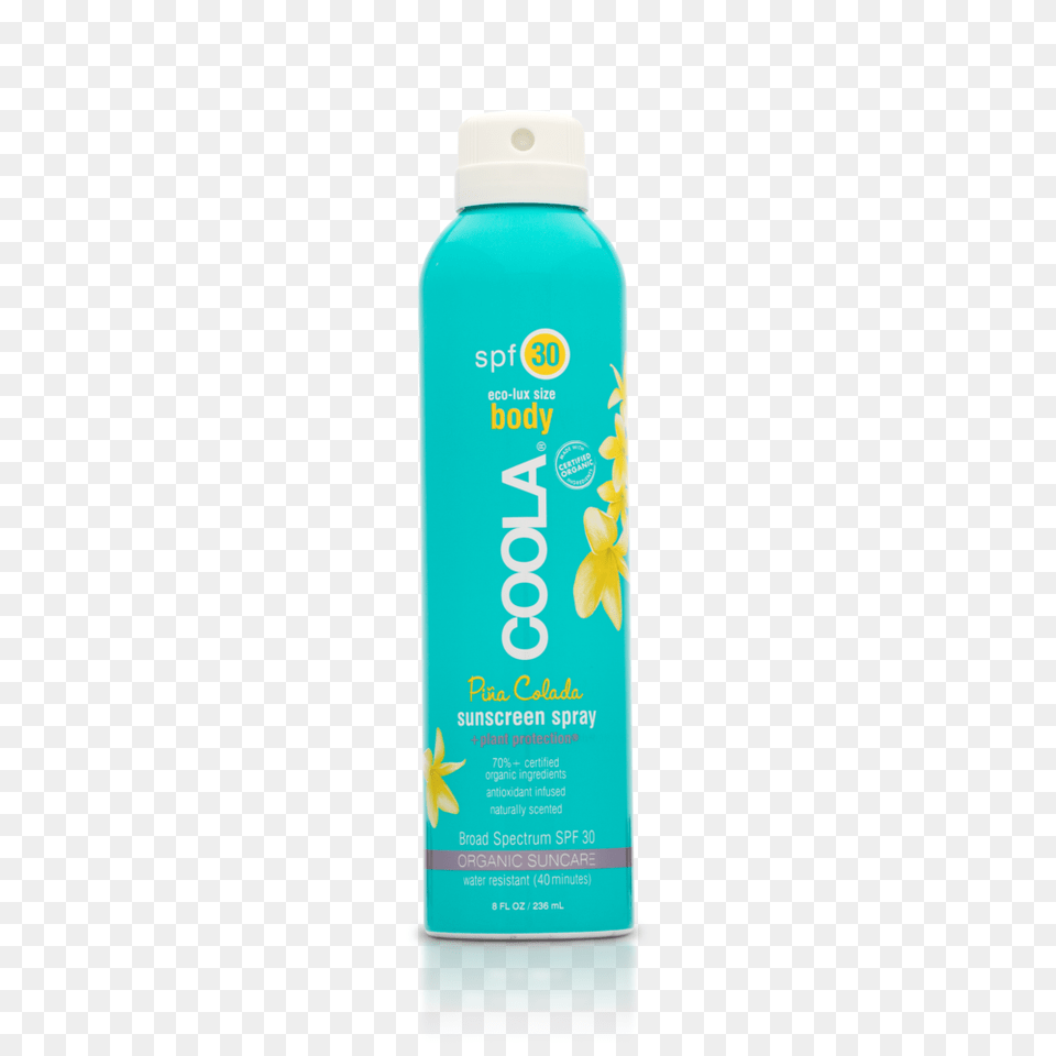 Coola Spf Pina Colada Organic Body Sunscreen Spray, Bottle, Herbal, Herbs, Plant Free Png