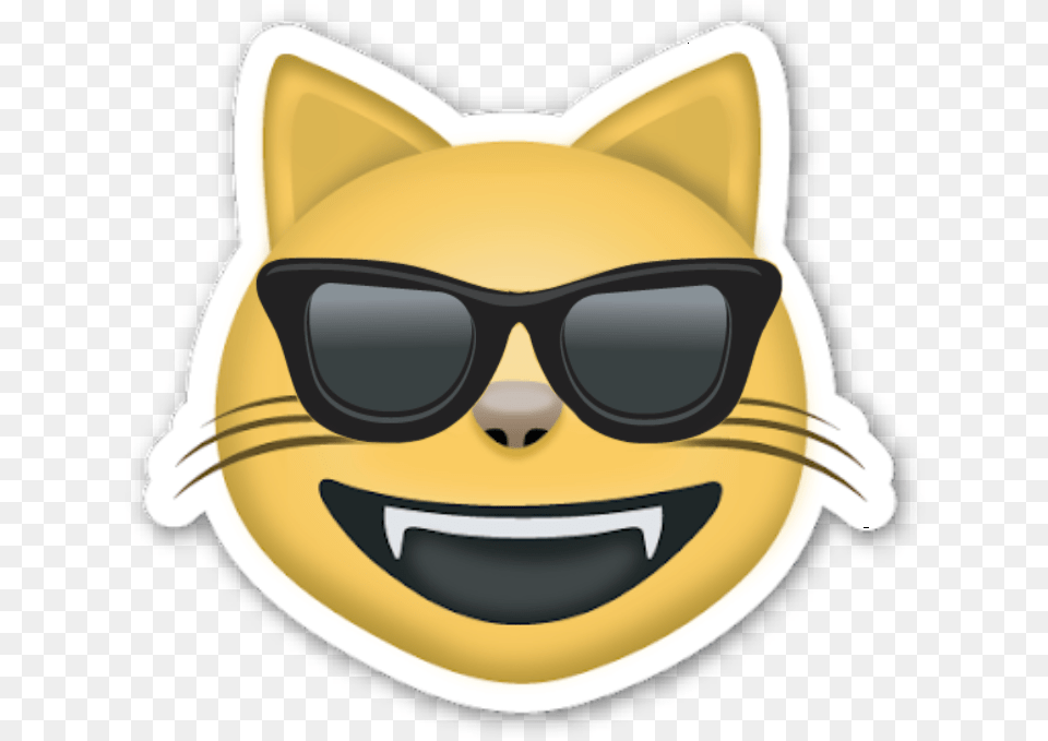 Coolcat Emoji Freetoedit Emoji Gato, Accessories, Sunglasses, Glasses, Clothing Free Transparent Png