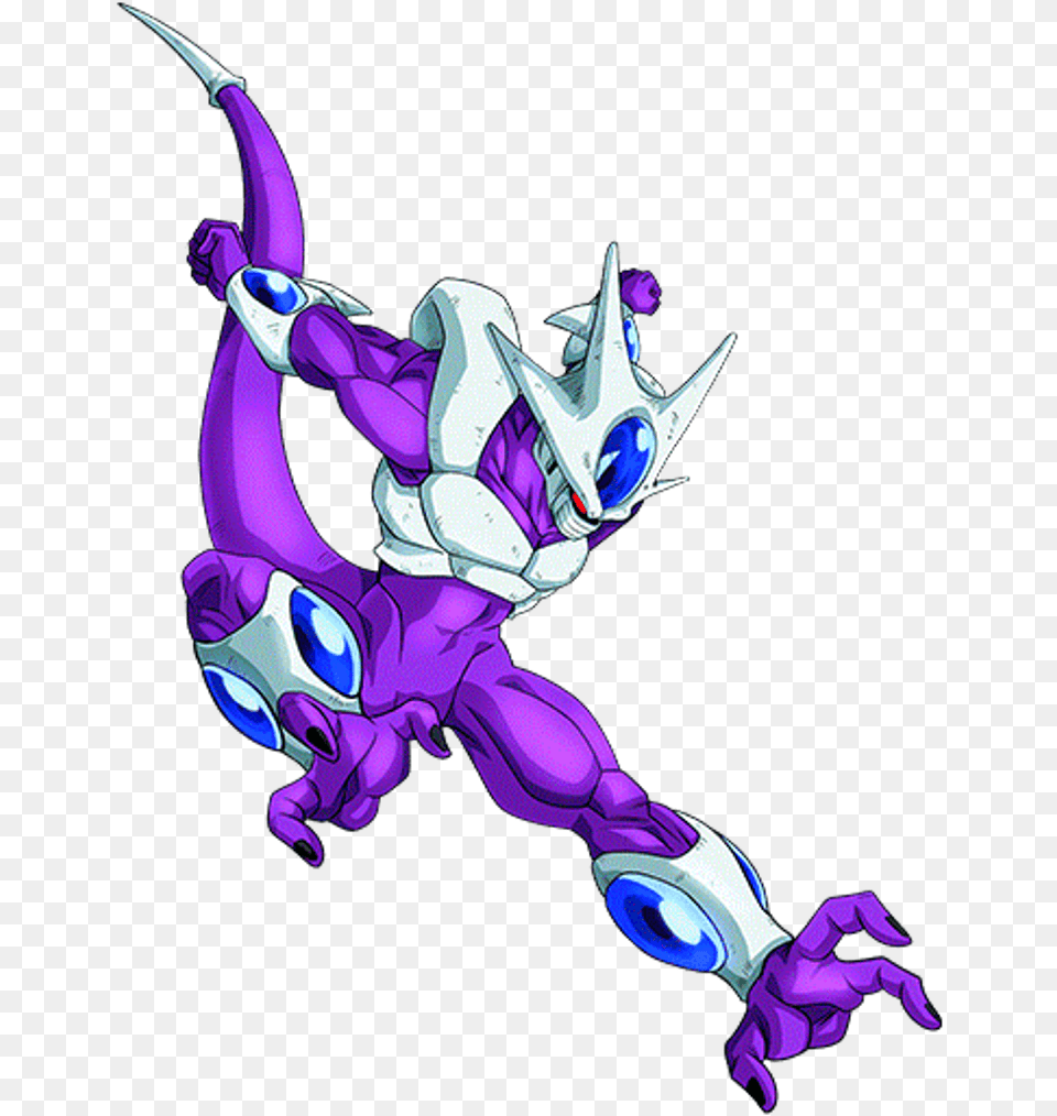 Cooler Fifth Form 2 By Alexelz Final Form Cooler, Purple, Person, Book, Comics Png