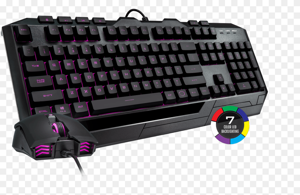 Cooler Master Keyboard Led, Computer, Computer Hardware, Computer Keyboard, Electronics Free Png