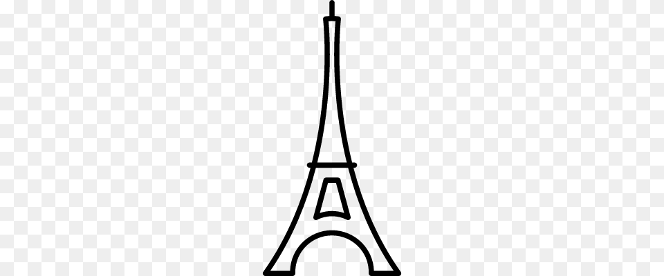Coolest Eiffel Tower Free Clip Art, Gray Png Image