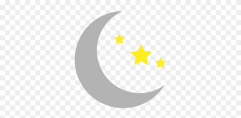 Coolest Moon And Stars Clipart, Nature, Night, Outdoors, Star Symbol Png Image