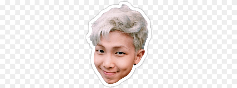 Coolest Tumblr Red Background Namjoon Selca Bts Stickers Stickers De Namjoon, Smile, Portrait, Photography, Person Free Png